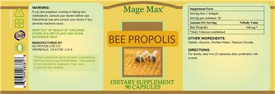 Bee Propolis label