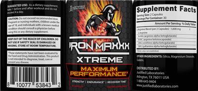 Iron Maxx Extreme label