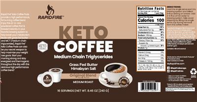 Keto Coffee Original Blend label