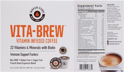 Vita-Brew label