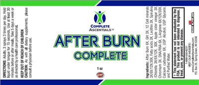 Afterburn Complete label