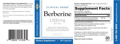 Berberine label