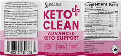 Keto Clean label