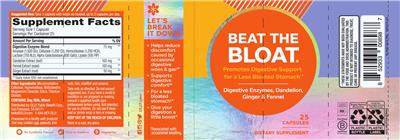 Beat The Bloat label