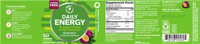 Daily Energy Tropical Passion label