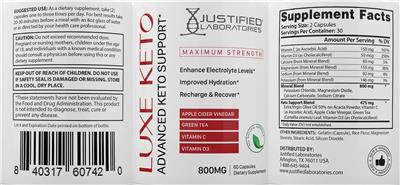Luxe Keto label