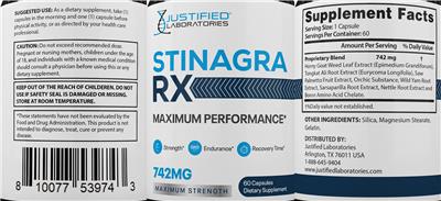 Stinagra RX label