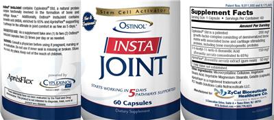 Ostinol Insta Joint label