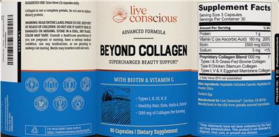 Beyond Collagen Capsules label