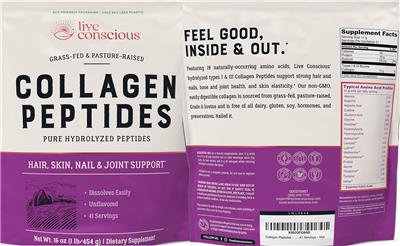 Collagen Peptides Unflavored label