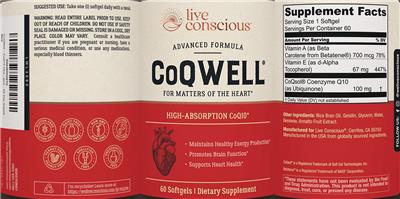 CoQWell label