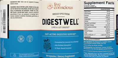 DigestWell label