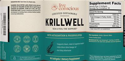 KrillWell label