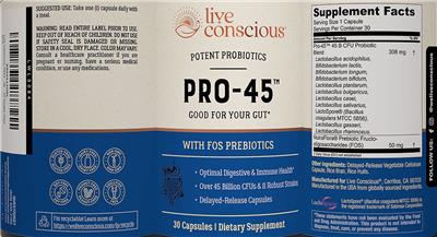 Pro-45 label