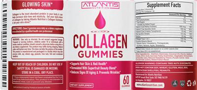 Collagen Gummies label