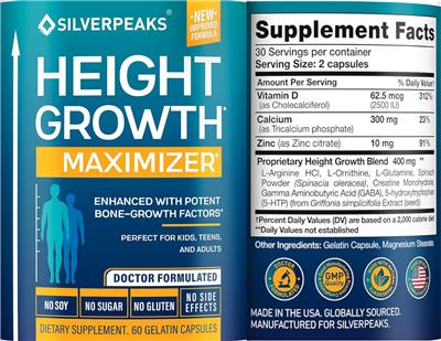 Height Growth Maximizer label