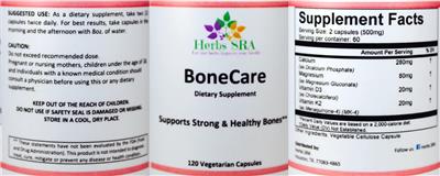 Bone Care label