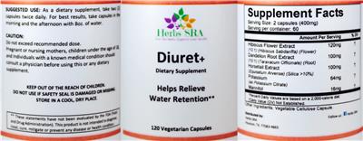 Diuret+ label