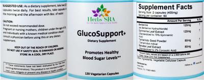 GlucoSupport+ label