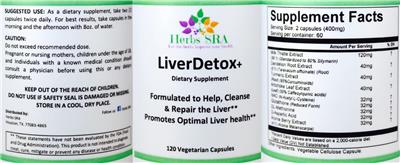 LiverDetox+ label