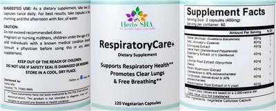 RespiratoryCare+ label
