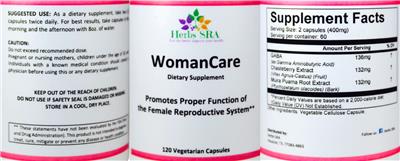 WomanCare label