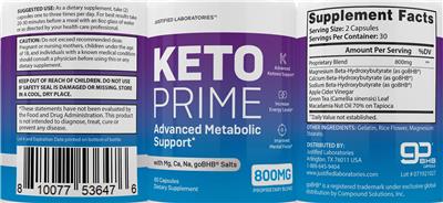 Keto Prime label