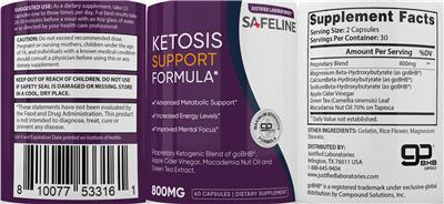 Safeline Ketosis label