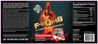 F-Bomb Cat Scratch Fever label