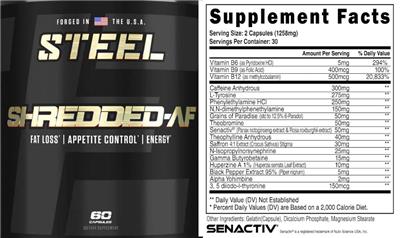 Shredded-AF label