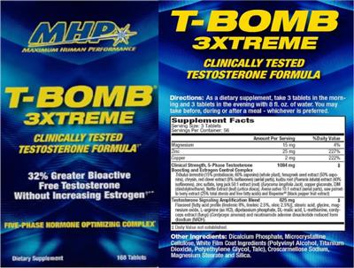 T-Bomb 3xtreme label