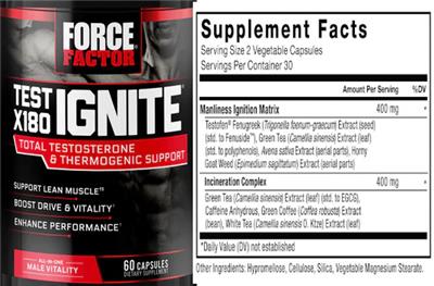 Test X180 Ignite label