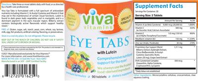 Eye Tabs label