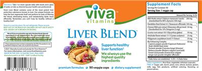 Liver Blend label