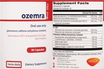 Ozemra label