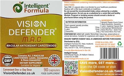 Vision Defender M.A.C. label