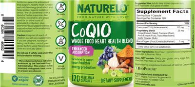 CoQ10 label