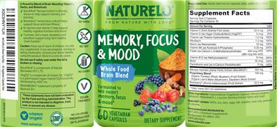 Memory, Focus & Mood label