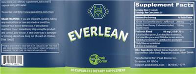 Everlean label