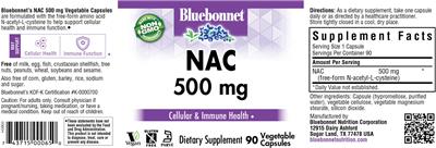 NAC 500 mg label