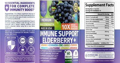 Elderberry+ label