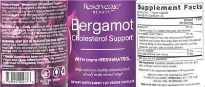 Bergamot label