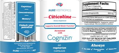 Citicoline label