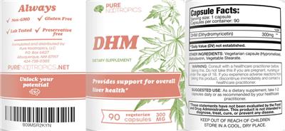 DHM 300 mg label