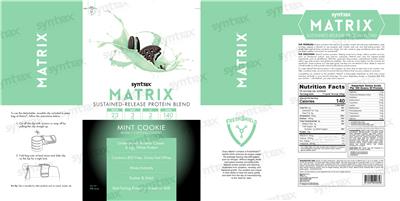 Matrix Mint Cookie label