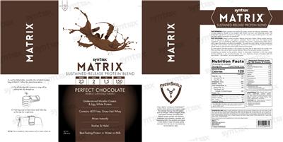 Matrix Perfect Chocolate label