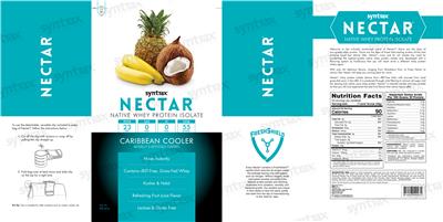 Nectar Caribbean Cooler label