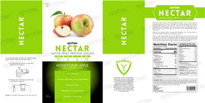 Nectar Honeycrisp Apple label