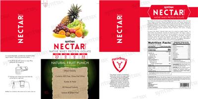 Nectar Naturals Natural Fruit Punch label