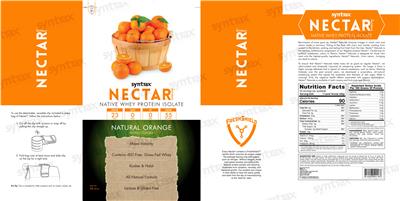 Nectar Naturals Natural Orange label